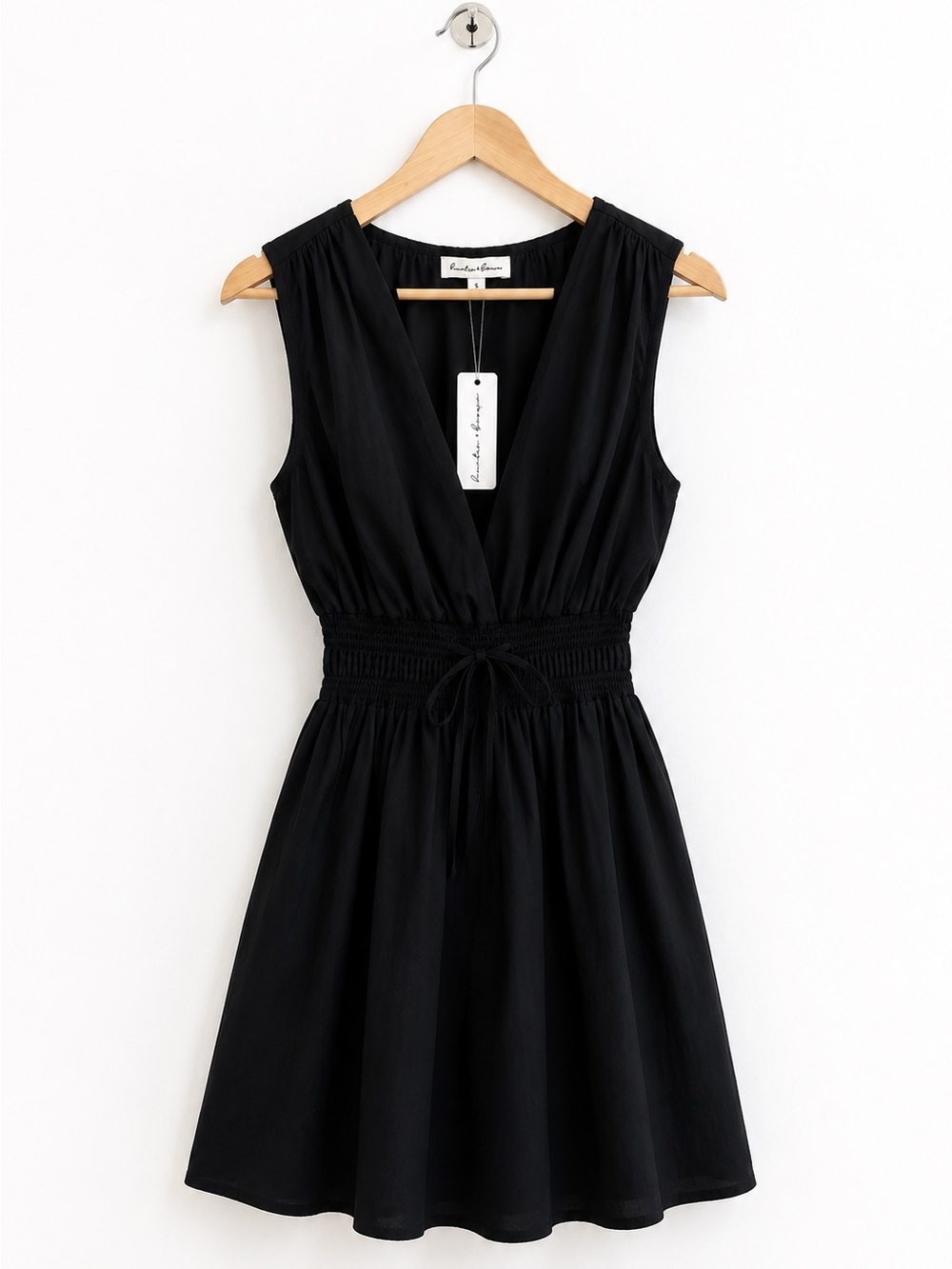 Hunter & Brown Mini Dress with V-Neck